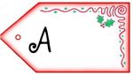 Father Christmas Letter Tag: A