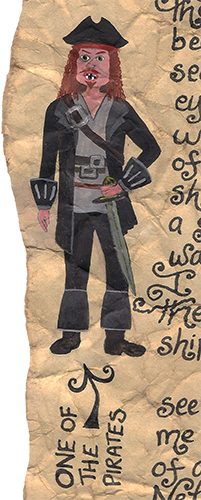 Pirate from a Father Christmas Letter