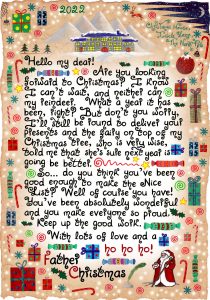 This is a printable letter from Father Christmas